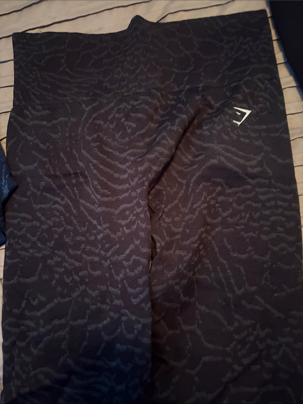 Gymshark Black Textured High-Waist Leggings